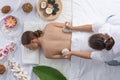 Woman at spa thai massage Royalty Free Stock Photo