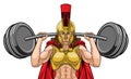 Woman Spartan Trojan Sports Mascot