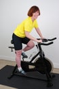 Woman on Spinning bike