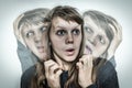 Woman with split personality suffers from schizophrenia