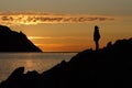 Woman Standing at Norris Point