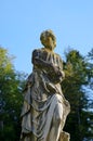 Woman statue in Peles castle, Romania Royalty Free Stock Photo
