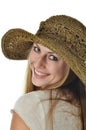 Woman with Straw Hat