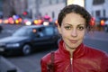 Woman on the street Royalty Free Stock Photo