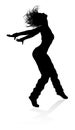 Street Dance Dancer Silhouette Royalty Free Stock Photo