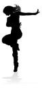 Street Dance Dancer Silhouette Royalty Free Stock Photo