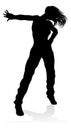 Street Dance Dancer Silhouette Royalty Free Stock Photo