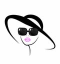 Woman in stylish sunglasses