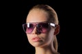 Woman in sunglasses