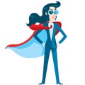 woman in super business suit