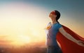 Woman in superhero costume Royalty Free Stock Photo