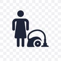 Woman Sweeping transparent icon. Woman Sweeping symbol design fr
