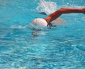 Woman Swimming Freestyle Royalty Free Stock Photo