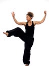 Woman tai chi Royalty Free Stock Photo