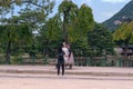 Woman is taking pictures of korean young women