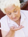 Woman Taking Pills Royalty Free Stock Photo