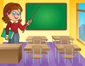 Woman teacher theme image 3 Royalty Free Stock Photo