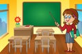 Woman teacher theme image 6 Royalty Free Stock Photo