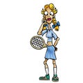 Woman tennis player