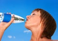 Woman thirst Royalty Free Stock Photo