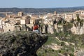 Woman tourist with photo camera, Cuenca, Spain Royalty Free Stock Photo