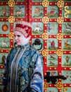 Woman in traditional Russian dress Royalty Free Stock Photo