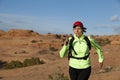 Woman Trail Running