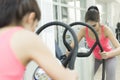 Woman training in the gym Royalty Free Stock Photo