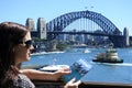 Woman traveler visit in Sydney Australia