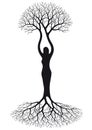 Woman tree