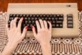 Nostalgic Typing: Embracing Retro Technology