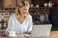 Woman using laptop Royalty Free Stock Photo