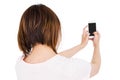 Woman using mobile phone Royalty Free Stock Photo