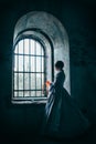 Woman in victorian dress Royalty Free Stock Photo