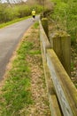 Woman Walker on the Roanoke River Greenway