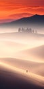 Surreal Cinematic Minimalistic Shot: Sunshiny Hill In Marcin Sobas Style