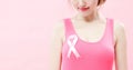 Woman with prevention breast cancer