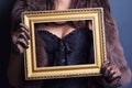 Woman wearing corset Royalty Free Stock Photo