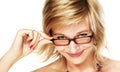 Woman Wearing Glasses Royalty Free Stock Photo