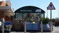 Woman wearing mask at Morrisons Garden Centre