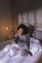 Woman relaxing at home Royalty Free Stock Photo