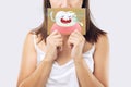 Bad breath or Halitosis Royalty Free Stock Photo