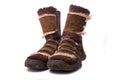 Woman winter boots Royalty Free Stock Photo
