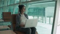 Woman working on a computer