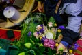 Entrepreneur woman working in the flower shop after being able to reopen