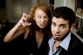 Woman Yells at Man Royalty Free Stock Photo