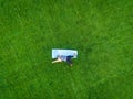 Woman Yoga Aerial