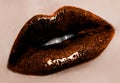 Womanish lips Royalty Free Stock Photo