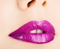 Womanish lips