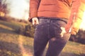 Womans Buttocks in Jeans